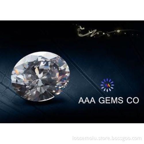 Forever Brilliant Oval Colorless Moissanite 5 Carat Hardnes